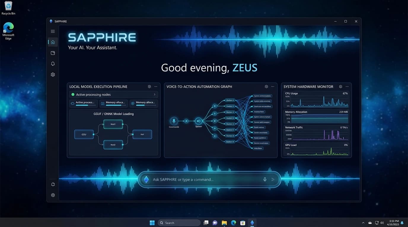 SAPPHIRE — AI Personal Assistant for PC