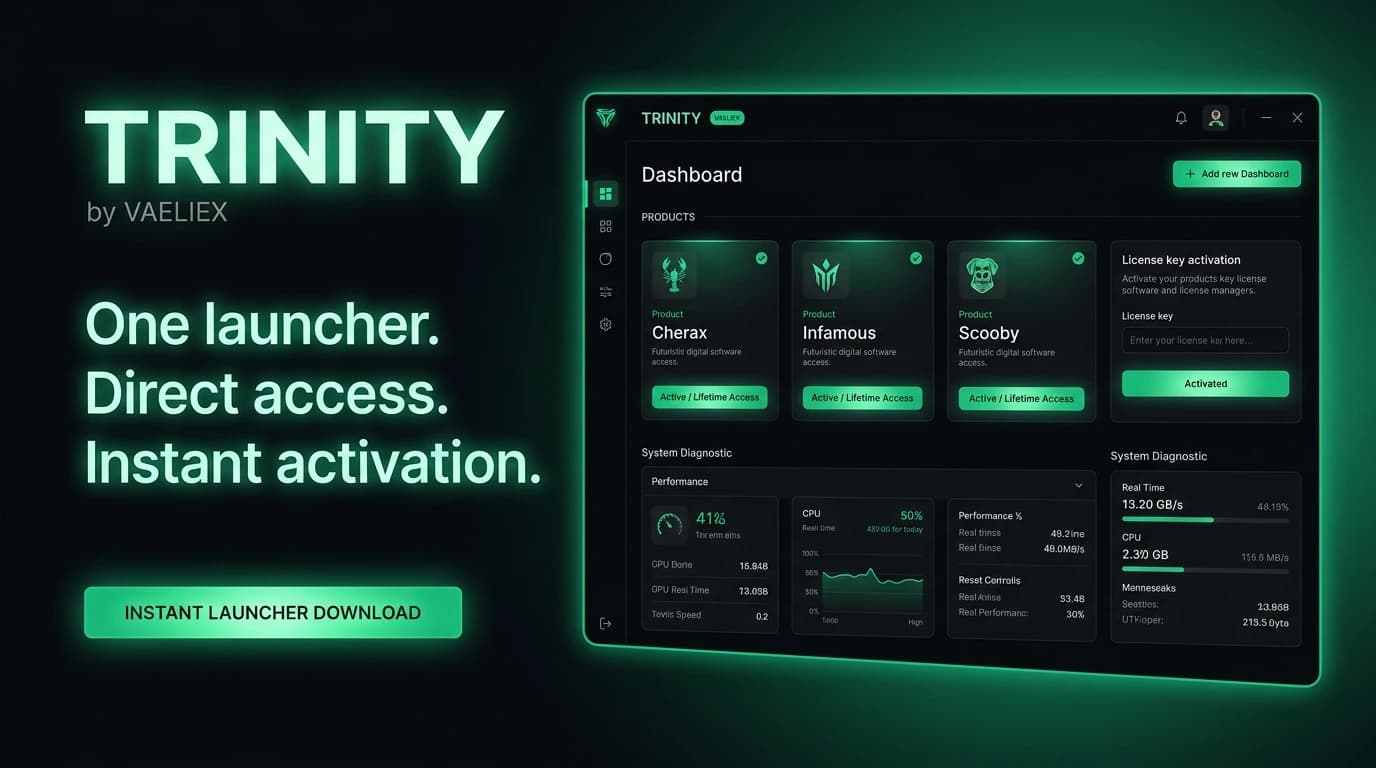 TRINITY — Digital Software Access & Launcher Ecosystem